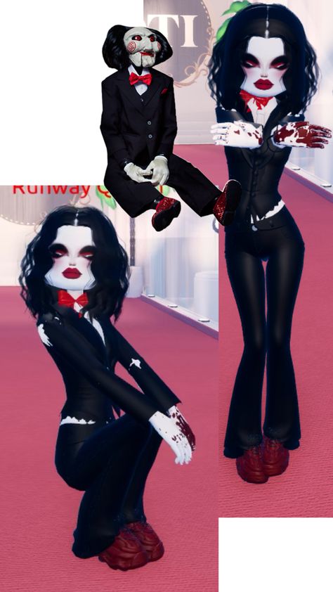 Jigsaw, Billy the puppet, horror movie Jigsaw Billy The Puppet, Billy The Puppet, Fancy Dress Code, The Puppet, Estilo Taylor Swift, Halloween Costume Outfits, Royal Outfits, Movies Outfit, Roblox Pictures