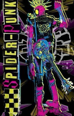 "REAL!! https://www.pinterest.com/pin/1063553268233001099/" #wattpad [fanfiction, comment, wattpad] Spider Punk Phone Wallpaper, Spider Punk Black N White, Spider Punk Official Art, Spider Punk Reference Sheet, Spider Punk Movie, Spiderpunk Logo, Hobie Brown Spider Punk Wallpaper, Atsv Poster, Spider Punk Poster