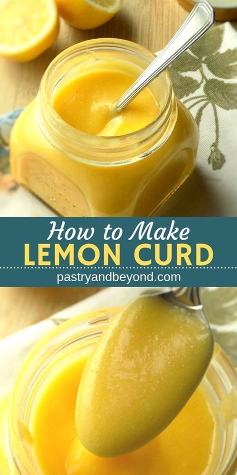 Homemade Lemon Curd-You can make this silky and tangy homemade lemon curd with only 4 ingredients! This easy recipe is a delicious filling for sweet treats: cakes, tarts, cookies, etc. #lemoncurd #recipe #easy #filling #homemade #howtomake Microwave Lemon Curd, Easy Lemon Curd, Homemade Lemon Curd, Cake Filling Recipes, Lemon Curd Recipe, Curd Recipe, Condiment Recipes, Spring Desserts, Picnic Ideas