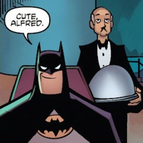 DC Comic | Batman and Alfred Alfred X Batman, Old Batman Comics, Alfred And Batman, Funny Dc Comic Panels, Batman And Alfred, Batman Alfred, Batman Banner, Alfred Batman, Beware The Batman