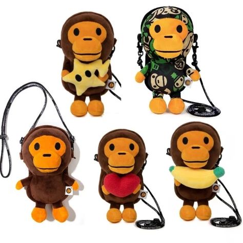 Just found this amazing item on AliExpress. Check it out! $8.23 20％ Off | New Cute BABY MILO MOBILE PHONE BAG Monkey Plush Milo Monkey Phone Bag Key Bags Children's Shoulder Bag School Bag For Kid Girl Bag Keychain Diy, Monkey Bag, Baby Milo, Doll Backpack, Bag Keychain, Y2k Accessories, Plush Bags, Monkey Plush, Plush Backpack