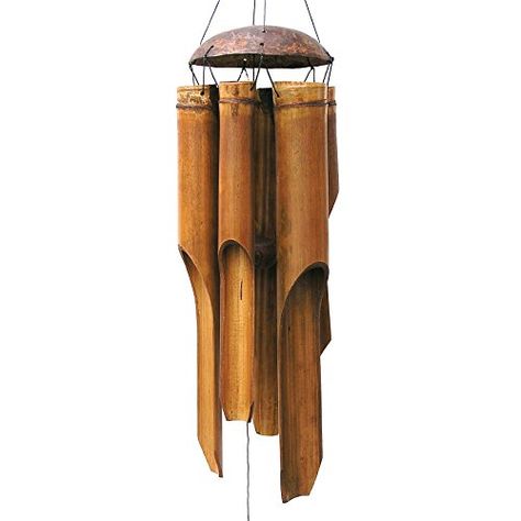 The 7 Best Wind Chimes of 2019 Outdoor Wall Hanging, Wind Chimes Sound, Wooden Wind Chimes, Large Wind Chimes, Antique Bamboo, Bamboo Wind Chimes, Coconut Wood, Diy Wind Chimes, Garden Decor Items