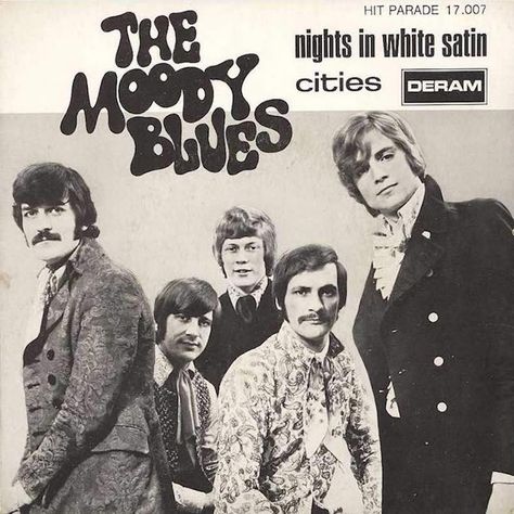 ‘Nights In White Satin’: The Story Of The Moody Blues' Epic Signature Justin Hayward, The Moody Blues, Rock Album Covers, Nights In White Satin, 1960s Music, 60s Music, Moody Blues, Vintage Rock, Album Cover Art