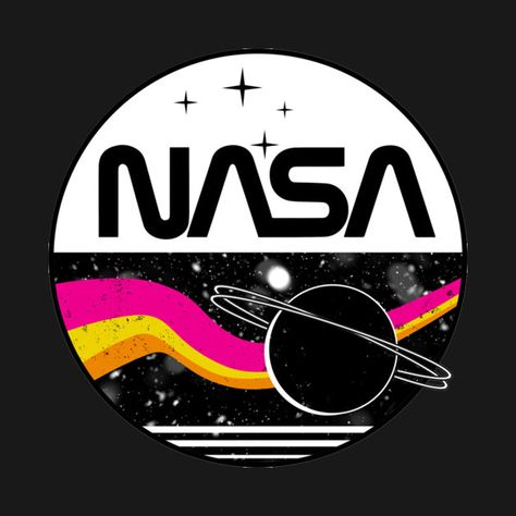 Space Shirt Design, Space Tshirt Design, Nasa Logo Wallpaper, Nasa Graphic Design, Nasa Design, Space Graphics, Nasa Design Tshirt, Nasa T Shirt, Astronaut Graphic