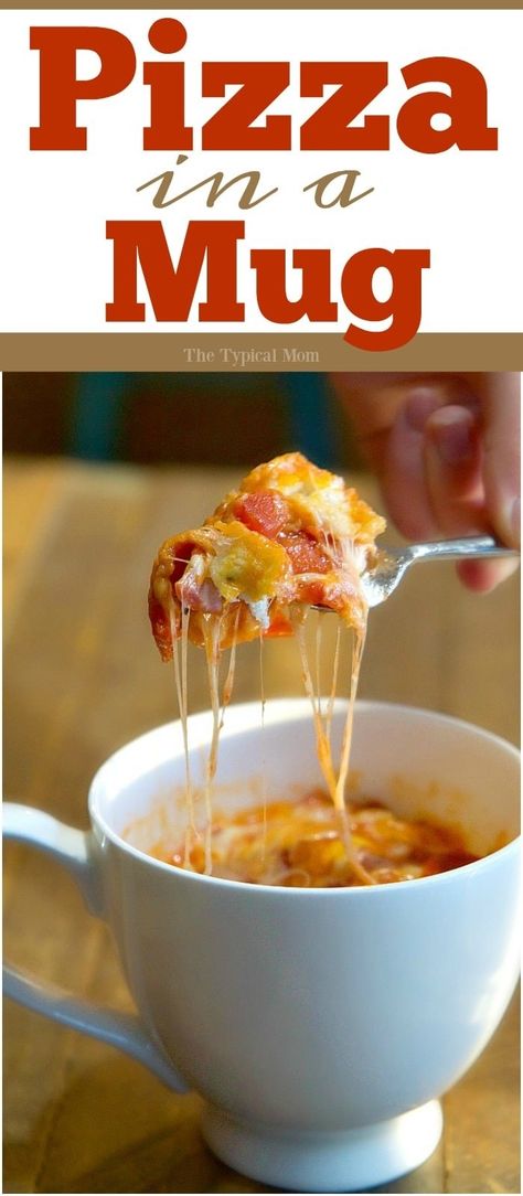 Individual Pizza, Pizza In A Mug, Drinking Games For 2, Microwave Mug Recipes, Mug Recipe, Individual Pizzas, Single Serving Recipes, Mug Recipes, Microwave Cooking