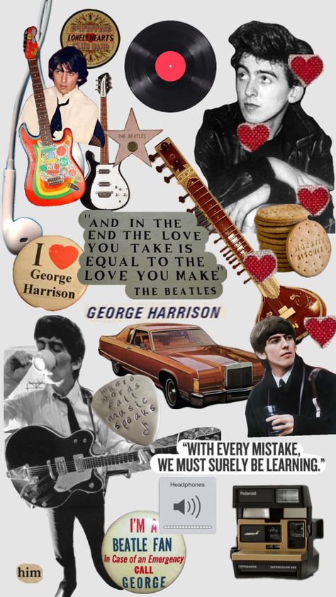 George Harrison Wallpaper, In My Life The Beatles, Beatles Wallpaper, Beatles George Harrison, Beatles George, Beatles Art, Buddy Holly, Paul George, Emergency Call