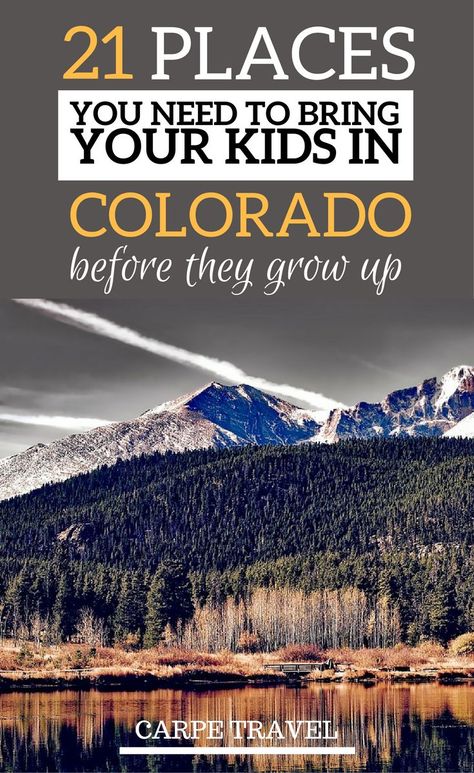 Places to Take Kids in Colorado (before they grow up): Rocky Mountain National Park is just one of them. Click over for a complete list! What to do in Colorado with kids | Colorado with kids summer | Things to do in Colorado with kids | Colorado travel ti Colorado Family Vacation Summer, What To Do In Colorado, Colorado With Kids, Summer In Colorado, Colorado Vacation Summer, Colorado Family Vacation, Things To Do In Colorado, Travel Colorado, Road Trip To Colorado