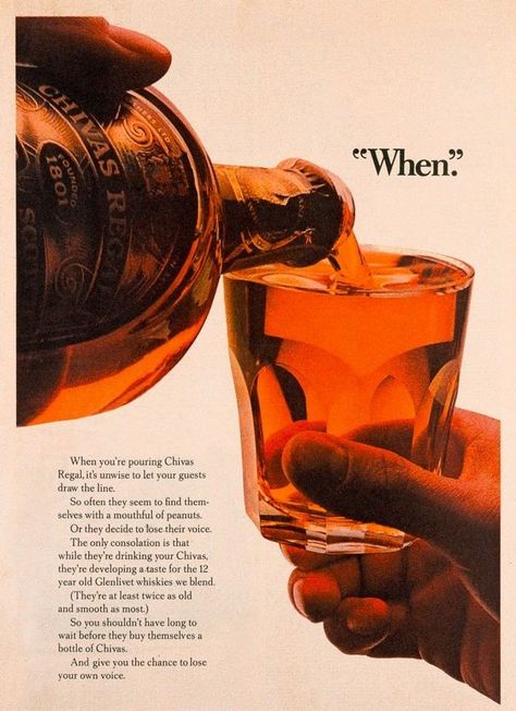 80s Alcohol Ads, Alcohol Advertising Creative, 80s Ads Vintage Posters, Vintage Liquor Ads, Vintage Alcohol Ads, Old School Graphic Design, Retro Design Poster, Alcohol Advertising, Whiskey Design