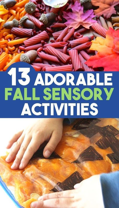 These DIY crafts and activities are the perfect way to play indoors at home during the fall. Great for toddlers, for kids, and for preschool students too! Turn them into fall sensory bins easily! #ActivitiesForKids #ForKids #EasyCrafts #FunForKids #Fall #Sensory Fall Leaf Activities, Fall Sensory Activities, Toddler Sensory Activities, Leaf Activities, Sensory Activities For Toddlers, Fall Sensory Bin, Fall Activities For Toddlers, Fall Sensory, Fall Preschool Activities