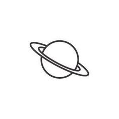 Planet Small Tattoo, Planet Outline, Ny Tattoo, Tattoo Planet, Planet Tattoo, Saturn Tattoo, Planet Tattoos, Hand Tattoos For Women, Ship Tattoo