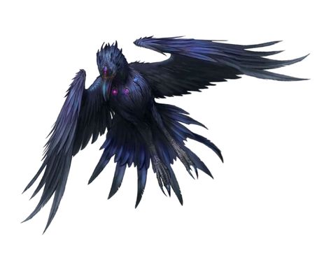 Muneen - Large Magical Beast Raven - Pathfinder 2E PFRPG DND D&D 3.5 5E d20 fantasy Dnd Raven, Raven Dnd, Raven Familiar Dnd Art, Raven Fantasy Art, Raven Demon Form, Raven Monster, Shadow Raven Fantasy Art, Raven Monster Fantasy Art, Dragon Rpg