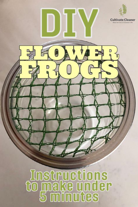 DIY and other ideas for Flower Frogs Floral Frogs Diy, How To Use Flower Frogs, Diy Frog Decorations, How To Use A Flower Frog, Diy Floral Frog, Flower Frogs Diy, Diy Frog Decor, Flower Frog Diy, Diy Flower Frog