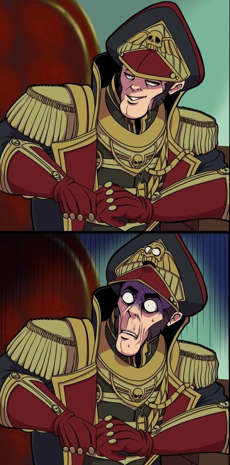 Ciaphas Cain, Warhammer Heresy, Buggy One Piece, Warhammer Marine, Warhammer 40k Memes, Gaming Rules, Astra Militarum, Warhammer 40k Art, Warhammer Art