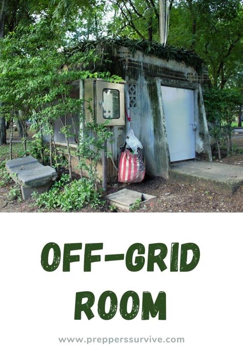 How to make off the grid house. Simple & Inexpensive Off Grid Room - Preppers Survive How To Live Without Electricity, Living Off The Grid How To Start, Living Off The Grid Homestead Survival, No Grid Survival Projects, Off Grid Ideas, Live Off The Grid, Grid Ideas, Off Grid Homestead, Off Grid Survival