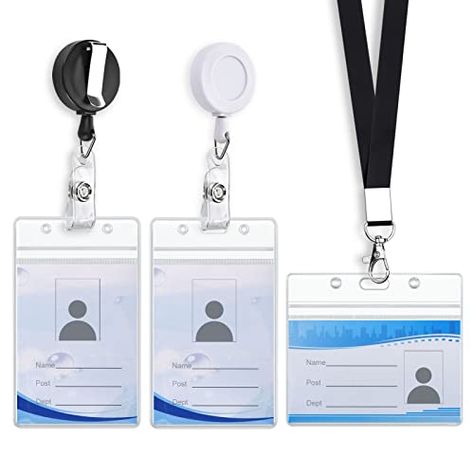 Sandy Janusz's Amazon Page Black Lanyard, Bus Card, Name Card Holder, Badge Lanyard, Retractable Badge Holder, Id Badge Reels, Document Holder, Card Sleeve, Name Badges