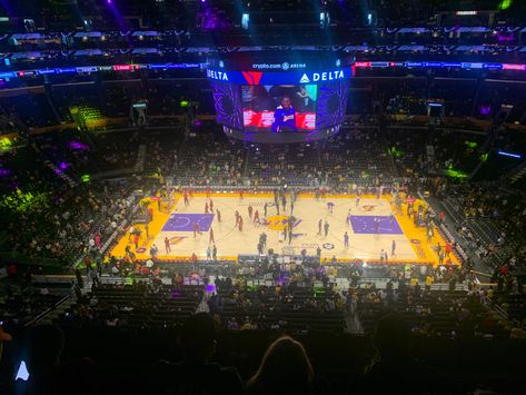 Lakers court from the Lakers v. Caviliers game. Basketball Aesthetic Lakers, Lakers Game Aesthetic, Lakers 2020 Champions, Lakers Court, Lakers City Edition Jersey, Lakers Basketball, Basketball Games, Nba, Basketball Court