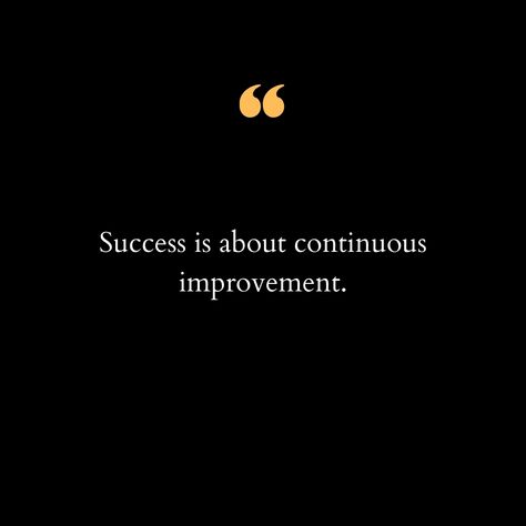 Success is not a destination; it's a journey of continuous improvement. 🌟 Every step forward, no matter how small, contributes to your growth and evolution. Embrace the process, celebrate your progress, and keep striving for excellence. 💪✨ 🔹 Embracing Change: Success isn't just about reaching a specific goal; it's about adapting to change, learning from experiences, and constantly refining your skills. 🔹 Persistent Progress: Every effort, every setback, and every lesson learned adds value t... Adapting To Change, Growth And Evolution, Lesson Learned, Continuous Improvement, Embracing Change, Specific Goals, Lessons Learned, Evolution, Matter