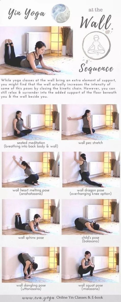 Workout Easy, Yin Yoga Sequence, Wall Yoga, Yoga App, Cardio Yoga, Yoga Ashtanga, Yoga Online, Yoga Beginners, Pilates Training