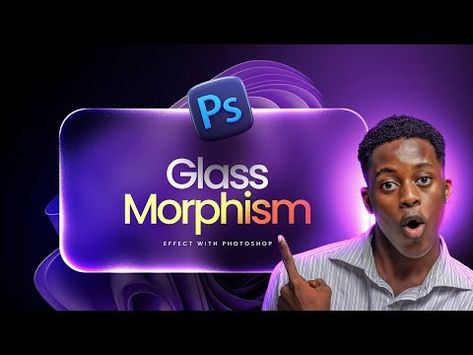 Glass Morphism Effect in Photoshop - YouTube Glass Effect Photoshop, Glass Morphism, Photoshop Youtube, Motion, Photoshop, Graphic Design, Glass, Quick Saves