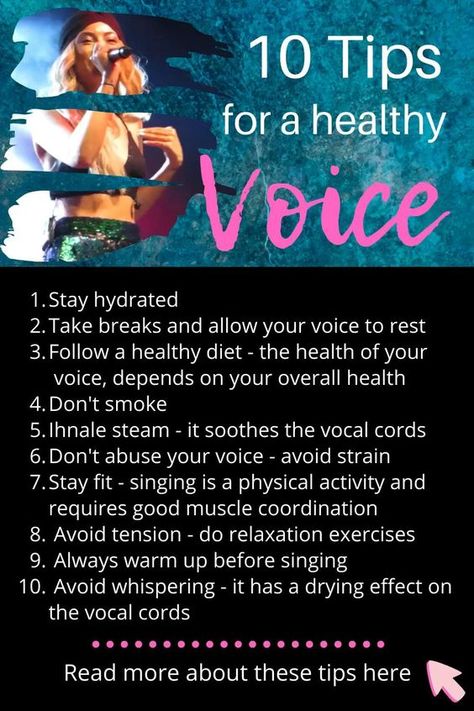 Healthy voice tips - how to keep your voice healthy and in top condition for singing (blog post)|#learningvocals, #HowtoSingBetter, #howtosinghighnotestips #startlearningsinging, #learnsingingathome Vocal Exercises Singing, Vocal Warmups, Learn Singing, Singing Techniques, Piano Music Lessons, Vocal Lessons, Vocal Exercises, How To Sing, Acting Tips