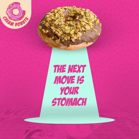 Donut Campaign Ideas, Donuts Graphic Design, Puzzle Social Media Post, Donut Social Media Post, Cookie Social Media Post, Cookies Ads Creative, Donuts Advertising, Donuts Social Media, Social Media Marketing Creative Ads