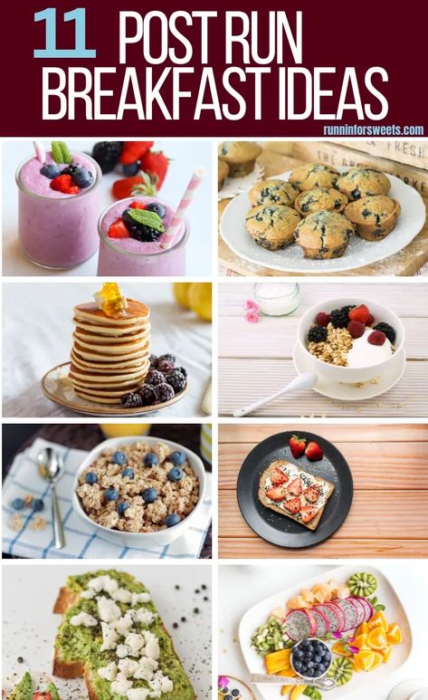 Breakfast Ideas For Runners, Athlete Breakfast Ideas, Post Run Snacks, Pre Run Breakfast, Post Run Food, Breakfast For Runners, Runners Breakfast, Post Run Breakfast, Running Breakfast