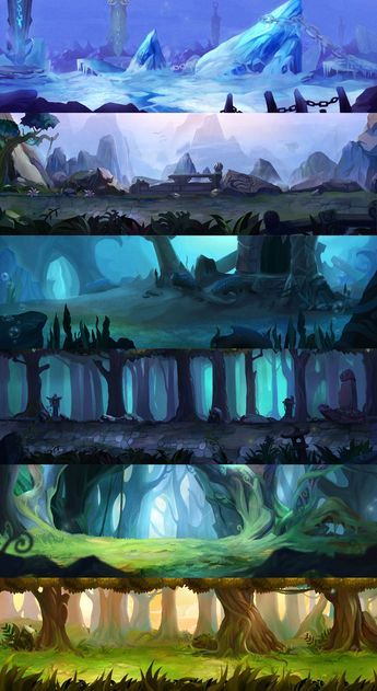 K'vaiyan landscapes 2d Game Art, Landscape Concept, Game Concept Art, Digital Painting Tutorials, Environmental Design, Fantasy Art Landscapes, Arte Fantasy, Environment Design, 판타지 아트