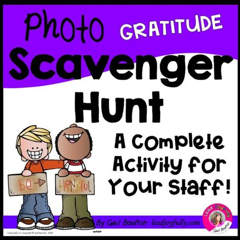 Staff Scavenger Hunt, Build Staff Morale, Gratitude Photo, School Scavenger Hunt, Classroom Website, Teacher Encouragement, Intervention Specialist, Morale Boosters, Staff Morale