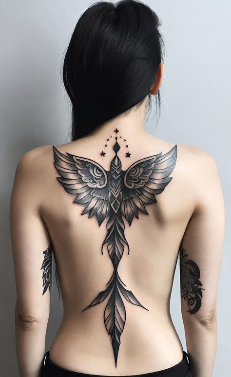 Tattoo Ideas Female Full Back, Back Tattoo Big, Backpiece Tattoo For Women, Female Back Tattoos Full, Coloured Rose Tattoo, Beautiful Back Tattoos, Backpiece Tattoo, Colored Tattoo Design, Upper Back Tattoos