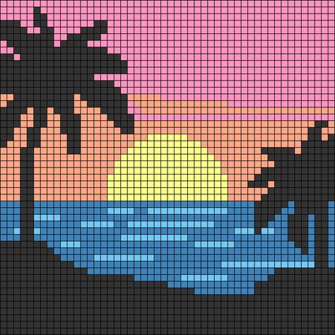 Unif Bag, Minecraft Patterns, Ocean Palm Trees, Pixel Quilting, Bracelet Book, Crochet Wall Art, Graph Patterns, Graph Paper Drawings, English Paper Piecing Quilts