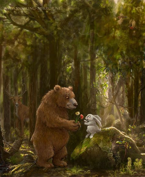 best thing in the whole wide world! Bear And Rabbit, Bear And Bunny, Bear Quote, Arte Peculiar, White Rabbits, Bear Illustration, Bunny And Bear, Bear Pictures, Bunny Art