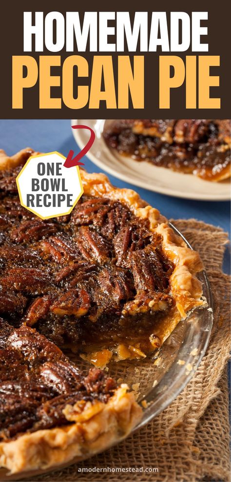 Homemade Pecan Pie, Southern Pecan Pie, Best Pecan Pie, Pecan Pie Easy, Karo Syrup, Oven Baked Recipes, Homemade Recipes Dessert, Pecan Pie Recipe, Global Cuisine