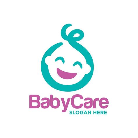 Food Western, Child Care Logo, Baby Logo Design, Baby Tech, Happy Logo, Toys Logo, Baby Logo, Baby Soap, Baby Talk