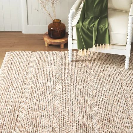 Beachcrest Home Othello Hand-woven Wool Cream Area Rug | Wayfair Dash And Albert Rugs, Dash And Albert, Cream Area Rug, Cream Rug, Tile Floors, Coastal Farmhouse, Kitchen Wallpaper, Warming Up, Beachcrest Home