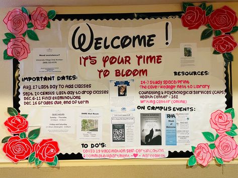 New Semester Ra Bulletin Board, Resident Assistant Bulletin Boards Welcome, Welcome Ra Boards, Ra Welcome Board, Ra Bulletin Board Ideas Welcome College, Welcome Bulletin Boards College, Ra Welcome Bulletin Boards, Welcome Back Ra Bulletin Boards, College Bulletin Board