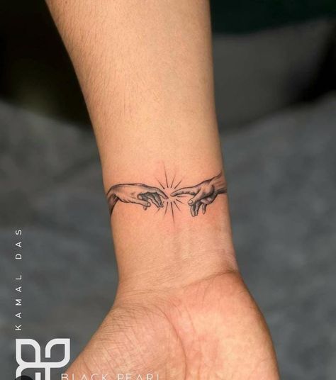 Two Fingers Touching Tattoo, Two Hands Tattoo, Small Spiritual Tattoos, Tattoo Main, Zelda Tattoo, Mystical Tattoos, Saved Tattoo, 4 Tattoo, Fire Tattoo