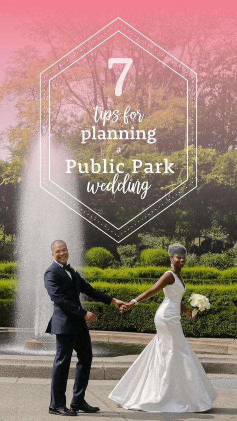 7 Tips for planning a public park wedding State Park Wedding Ceremony, Small Park Wedding Ideas, Park Weddings Ideas, Wedding Reception At A Park, Wedding Park Ideas, Simple Park Wedding Ceremony, Public Park Wedding Ceremony, Outdoor Park Wedding Ceremony, Wedding At Park