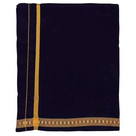 Stylesindia Cotton Color Dhoti for Men - Kerala Kaili Mundu Veshti with Golden Resham Border - 2.0 Mtrs (Black) : Amazon.in: Clothing & Accessories Dhoti For Men, Readymade Blouse, Ethnic Fashion, Kerala, Cheer Skirts, Clothing Accessories, For Men, Outfit Accessories, Clothes