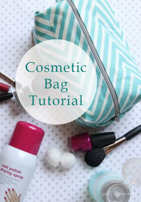 Cosmetic Bags To Sew, Diy Makeup Bag Tutorial, Makeup Bag Tutorial, Makeup Bag Tutorials, Cosmetic Bags Diy, Cosmetic Bag Tutorial, Diy Makeup Bag, Pouch Making, Make Up Bags