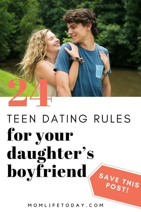 Has your teen daughter started dating? Don't freak out! These teen dating rules for your daughter's boyfriend will help you set expectations that stick. Teen Dating Rules, Daughters Boyfriend, Mom Prayers, Dating My Daughter, Parenting Teenagers, Christian Dating, Dating Rules, Kids Talking