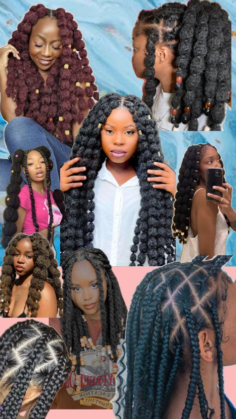 Bubble Braids, Braids, Bubbles, Plaits