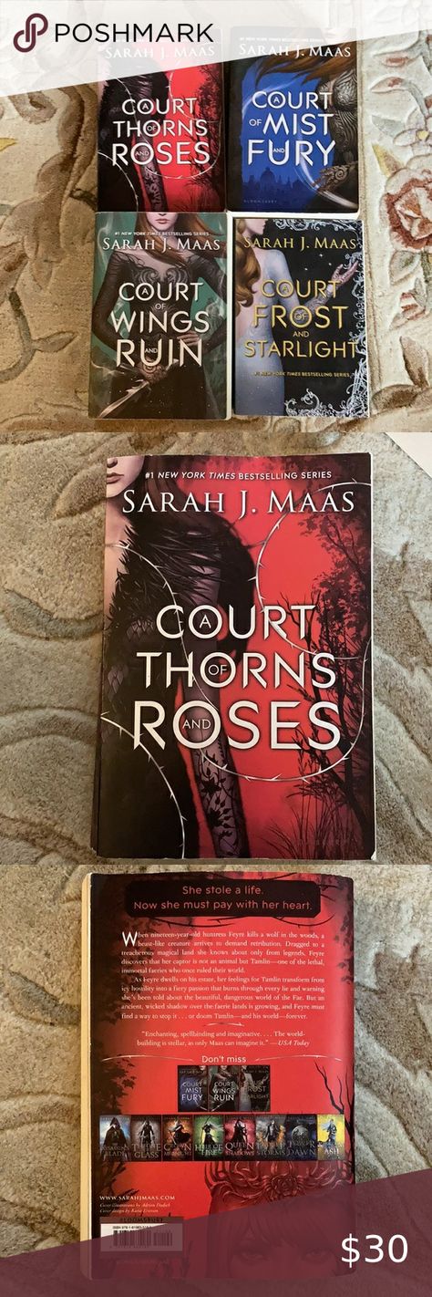 A Court of Thorns and Roses (ACOTAR) Series by Sarah J. Maas ORIGINAL COVERS Acotar Original Covers, Acotar Series, Court Of Thorns And Roses, Pictures Of People, Sarah J Maas, Sarah J, Book Collection, Let Me Know, Let Me