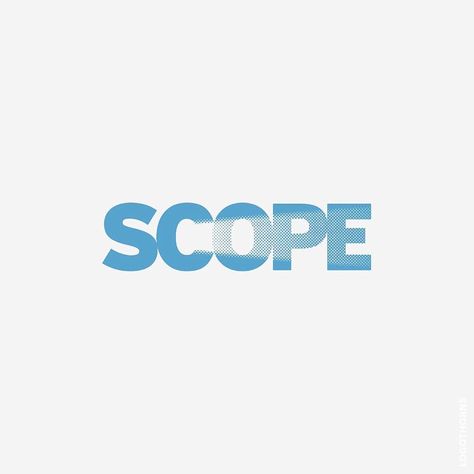 Scope. Unknown author. Scope Logo, Website Logo Design, Logo Design Inspiration Branding, Online Logo Design, Minimal Logo Design, Logo Diy, Logo Design Trends, Minimal Logo, Minimalist Logo