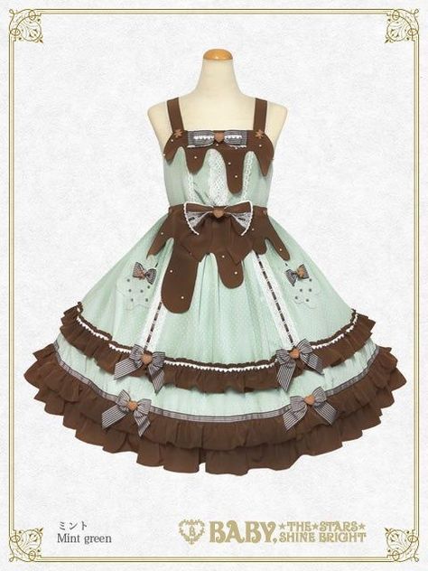 Mint Choco, Ouji Fashion, Baby The Stars Shine Bright, Fashion D, Chocolate Mint, Fashion Organization, Good Good, Oc Ideas, Sweet Lolita