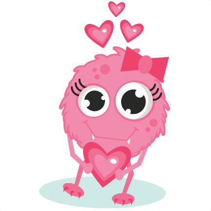 Cute maybe with a boy monster too Monster Valentine, Foaming Soap, Funny Monsters, Paper Crowns, Cartoon Monsters, Mothers Day Crafts For Kids, Valentine Svg, My Funny Valentine, Cute Clipart