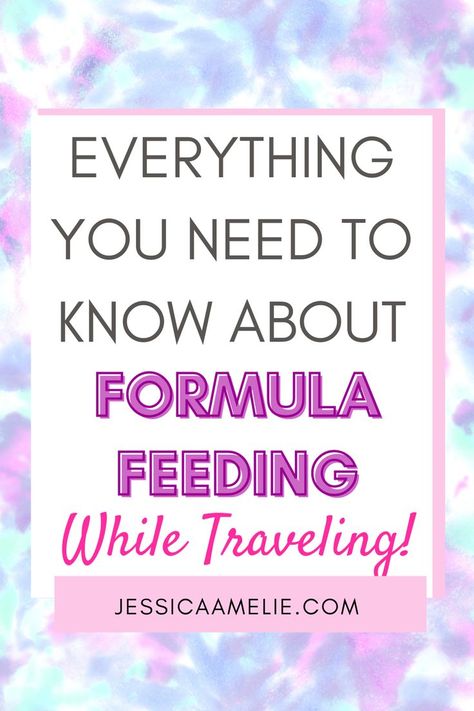 Traveling With Infant, Formula Fed Babies, In The Airport, Formula Feeding, Exclusively Pumping, Baby Formula, Ways To Travel, Traveling With Baby, Baby Feeding