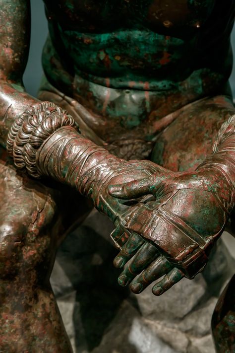 Boxer at Rest, Hellenistic Bronze of the 4th century BC. Museo Nazionale Romano, Rome. Seated Boxer, Boxer At Rest, Boxer Aesthetic, Ruth Gordon, African American History Facts, Greek Art, African American History, History Facts, Ancient Greece