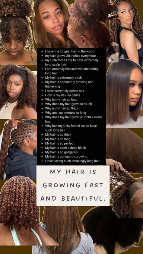 Hair Vision Board, Growing Afro Hair, Natural Hair Journey Tips, Fast Natural Hair Growth, Hair Journey Tips, Herbal Hair Growth, Natural Hair Routine, Natural Hair Growth Tips, Hair Care Growth