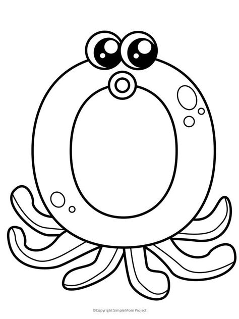 Free Printable Letter O Coloring Page - Simple Mom Project Letter 0 Activities For Preschool, Letter O Lesson Plans Preschool, Letter A Coloring Page For Preschool, Letter 0 Crafts For Preschoolers, O Letter Activities For Preschool, O Letter Craft Preschool, Letter O Crafts For Preschoolers Octopus, Letter O Coloring Page, Letter O For Preschoolers