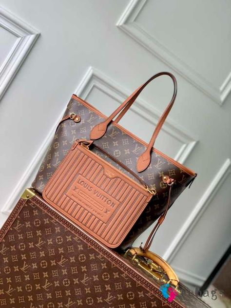 Uubags | Louis Vuitton M12061 Neverfull Inside Out MM Bag In Tan 28x14x31cm - uubags.org Lv Inspired, Ysl Tote, Lv Backpack, Ysl Wallet, Fendi Tote, Louis Vuitton Neonoe, Louis Vuitton Papillon, Louis Vuitton Capucines, Chanel Backpack